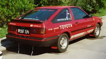 Corolla wie gekauft von hinten