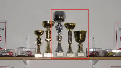 Pokale von den Rennen