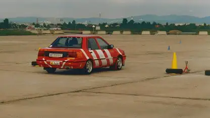 Sunny beim Rennstart