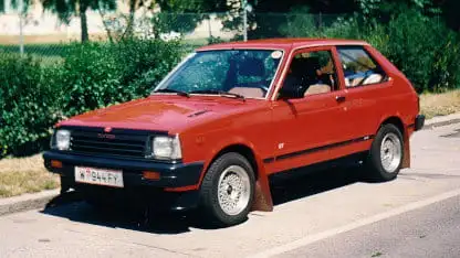 Starlet wieder zivil von vorne