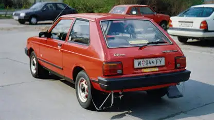 Starlet leicht verändert von hinten