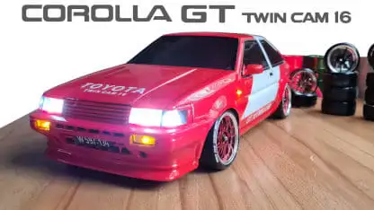 Vorderansicht - Fertig mit passenden Rädern