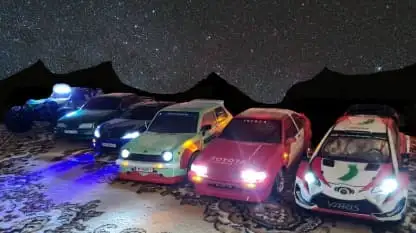 Foto Parade mit Licht