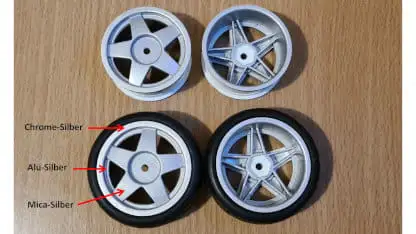 Felgen fertig lackiert