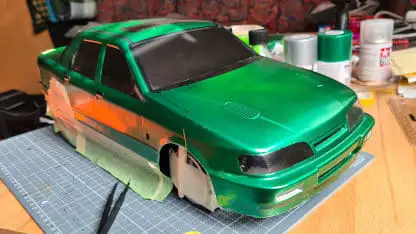 Karosserie fertig lackiert