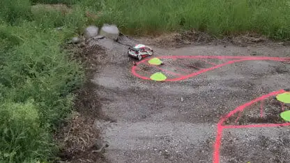 Sehr enge Steilkurve