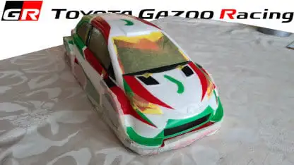 Karosserie innen weiss lackiert